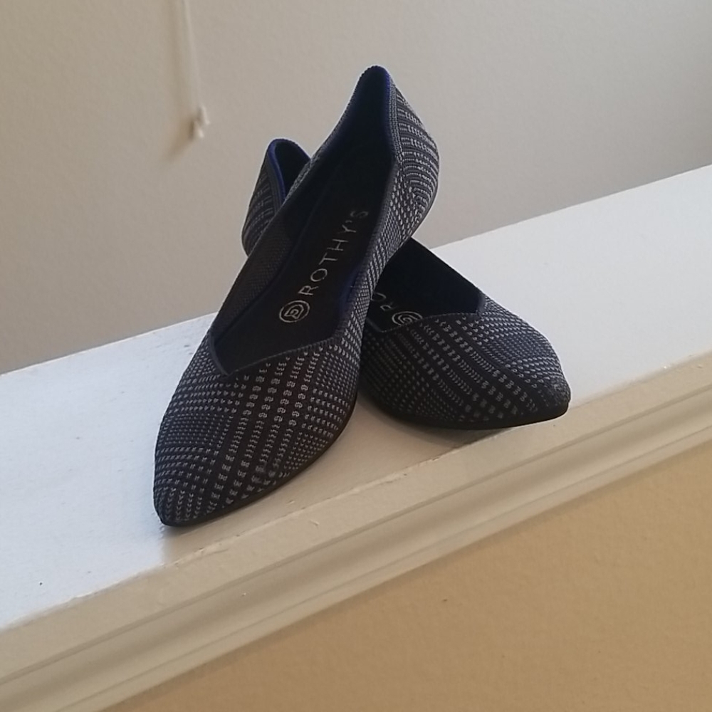 Rothy's The Point in retired Black Glen Plaid